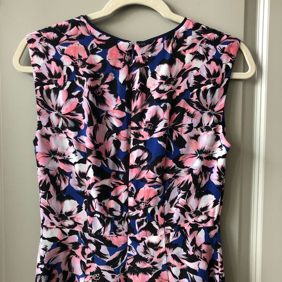 Like new! J. Crew silk floral pleated dress - Picture 6 of 6